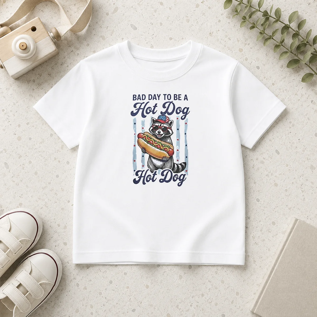 Original Bad Day To Be A Hot Dog Kids T-Shirt