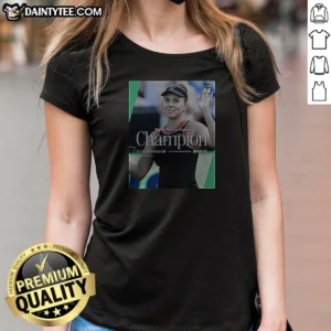 Original Berlin Tennis Open Champion Linda Noskov WTA 500 Ladies Shirt