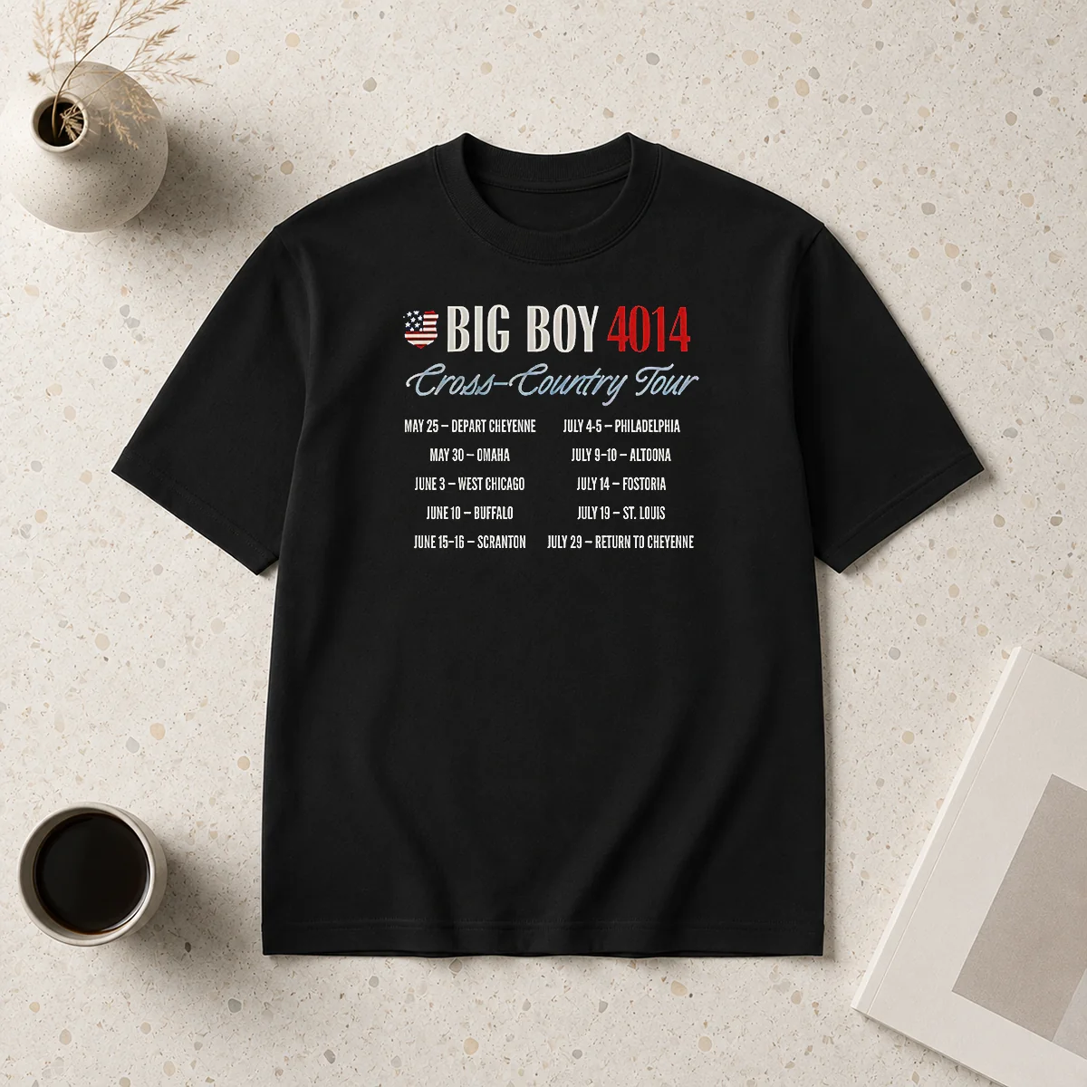 Original Big Boy 4014 Tour America Shirt Original Big Boy 4014 Tour America Shirt