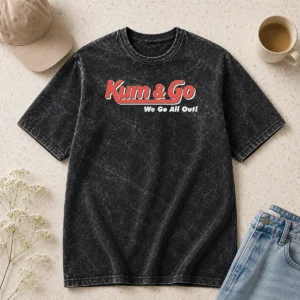 Original Johnny Knoxville Kum And Go We Go All Out Washed T-Shirt