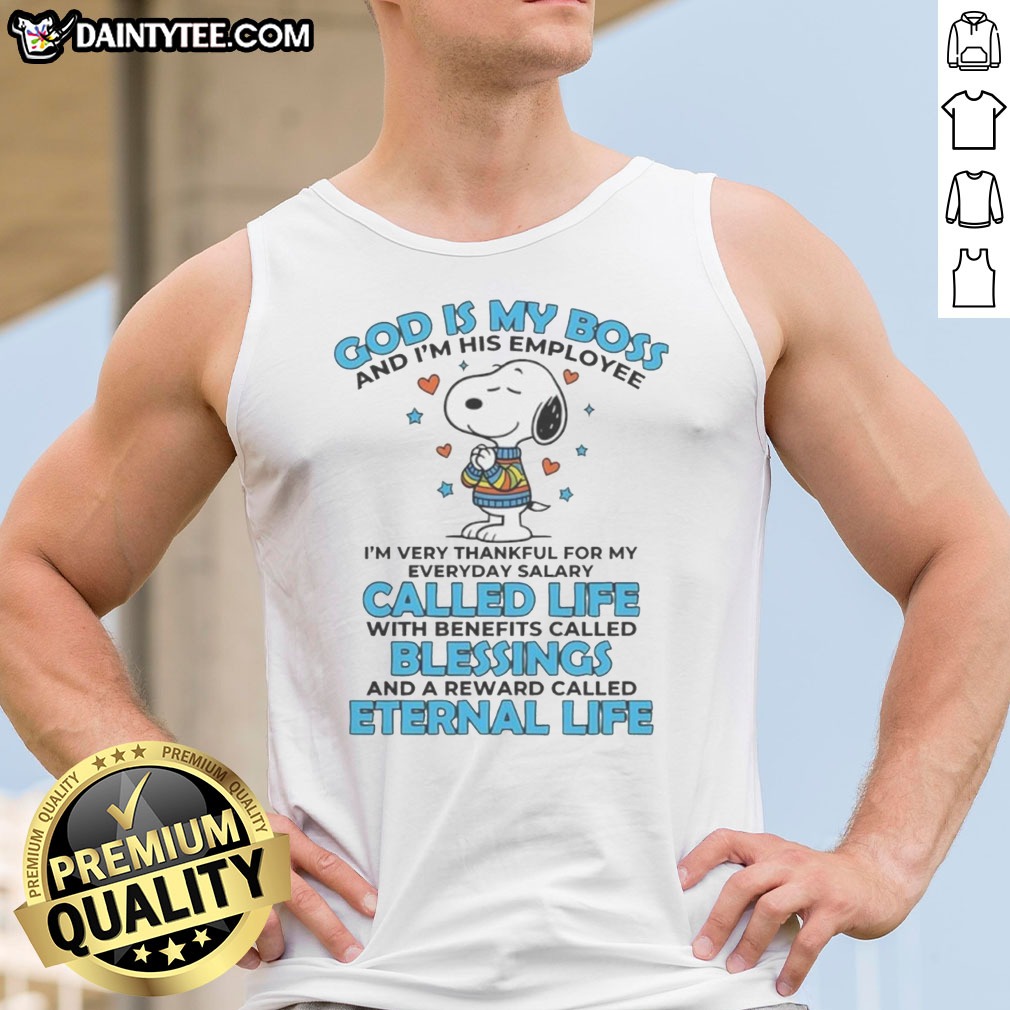 Boss Shirt on Tank Top Boss Shirt shown as a tank top preview