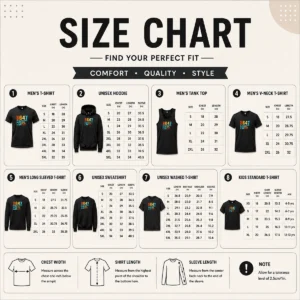Size chart for Premium 8647 Not My President Voice Values Beliefs Retro Political shirt with measurements in inches and cm