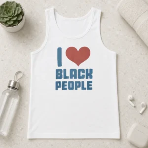 Premium Bre Scullark I Love Black People Tank Top