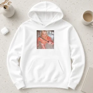 Premium Britney Spears Butcher Baby Knife Dance Hoodie in black with front graphic print and adjustable drawstring hood