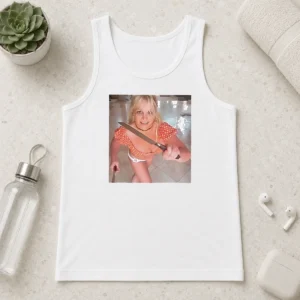 Premium Britney Spears Butcher Baby Knife Dance Tank Top