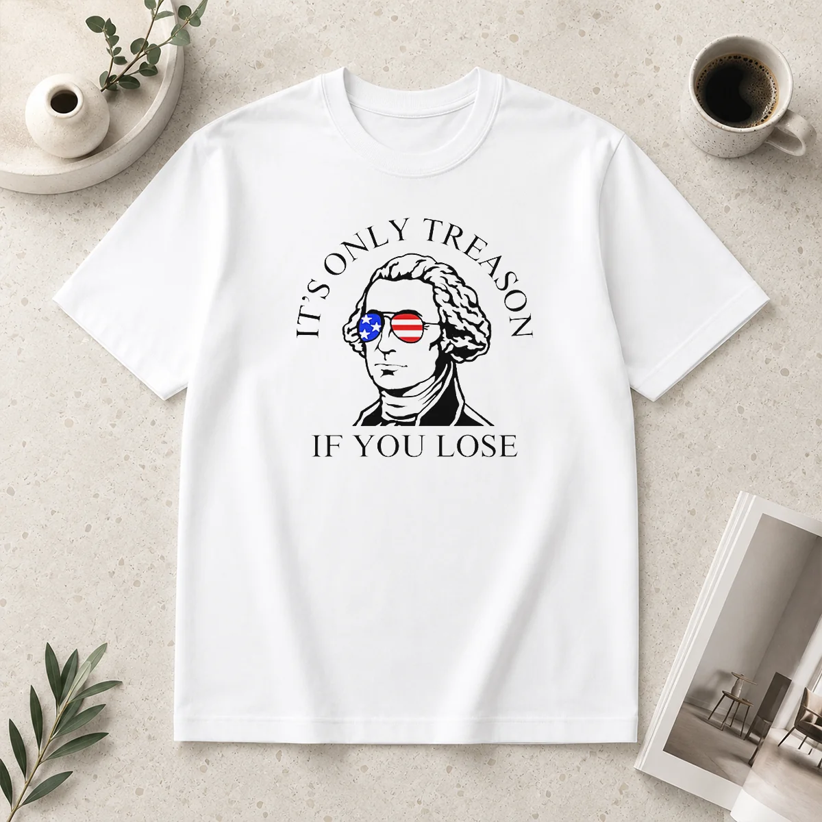 Premium George Washington American Flag Sunglasses Shirt Premium George Washington American Flag Sunglasses Shirt