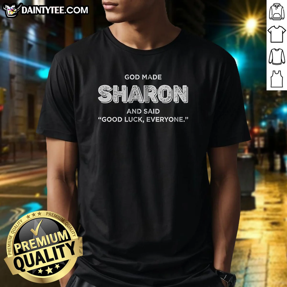 Premium God Made Sharon And Said Shirt Premium God Made Sharon And Said Shirt