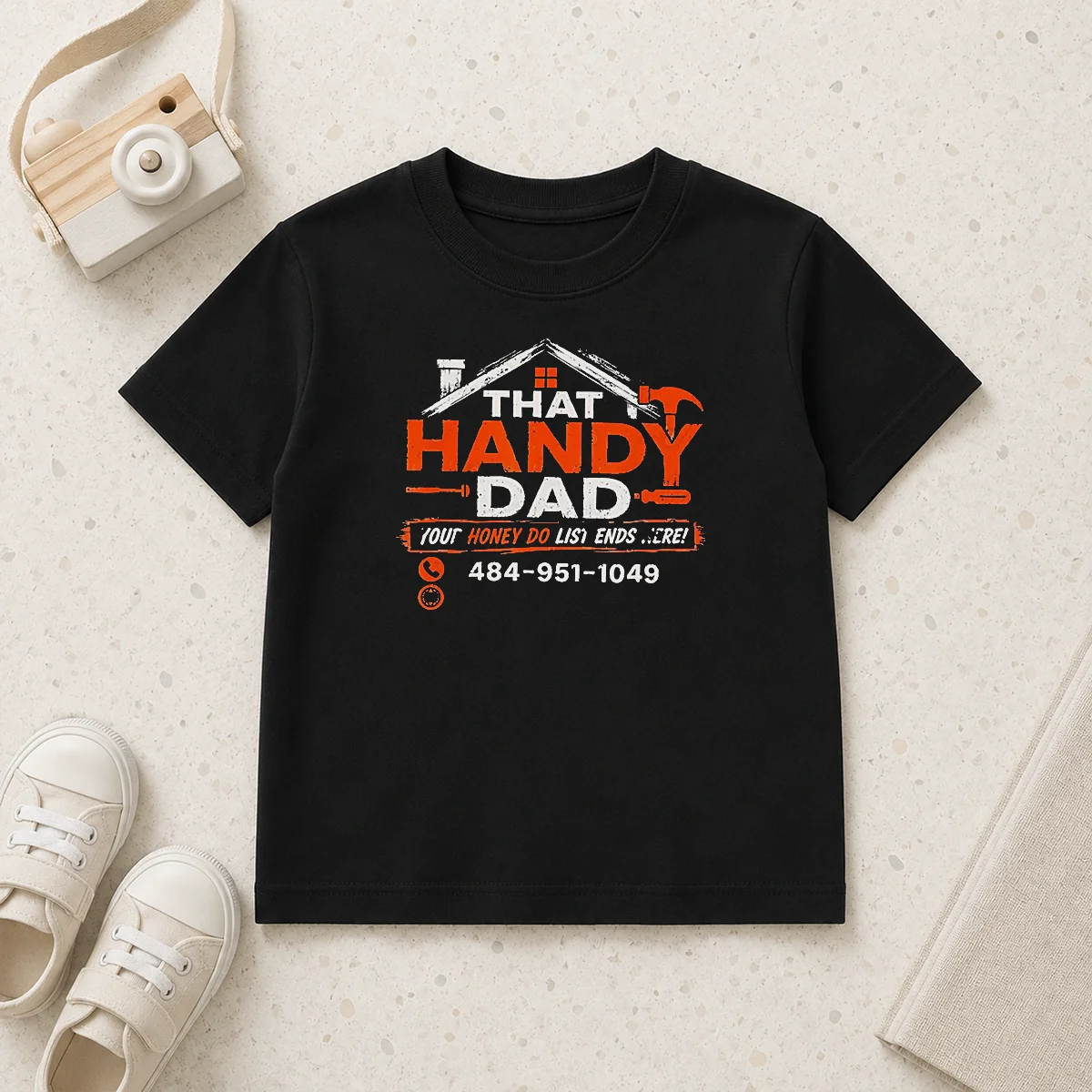 Premium That Handy Dad Honey Do List Repair Kids T-Shirt
