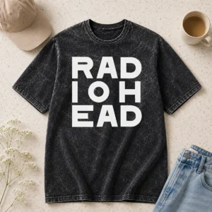 Pretty Edward Norton Radiohead Washed T-Shirt