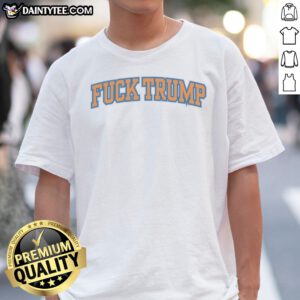 Pretty Fck Trump Style New York Knicks Logo Shirt showcasing a bold design for basketball fans.