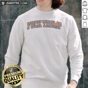 Pretty Fck Trump Style New York Knicks Logo Sweatshirt featuring bold graphics and a comfortable fit.