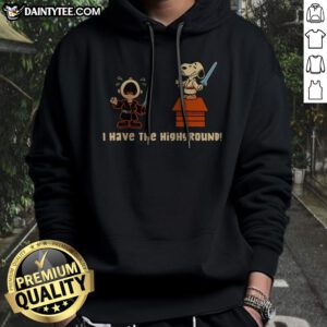 Pretty I Have The Highground Snoopy Peanuts Star Wars Hoodie featuring a unique graphic design