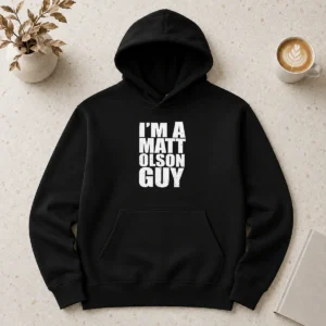 Pretty Im A Matt Olson Guy Atlanta Braves MLB Hoodie in black with front graphic design