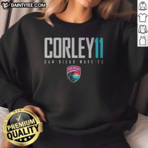 Pretty San Diego Wave FC Corley 11 San Diego Wave FC Sweatshirt featuring a vibrant design