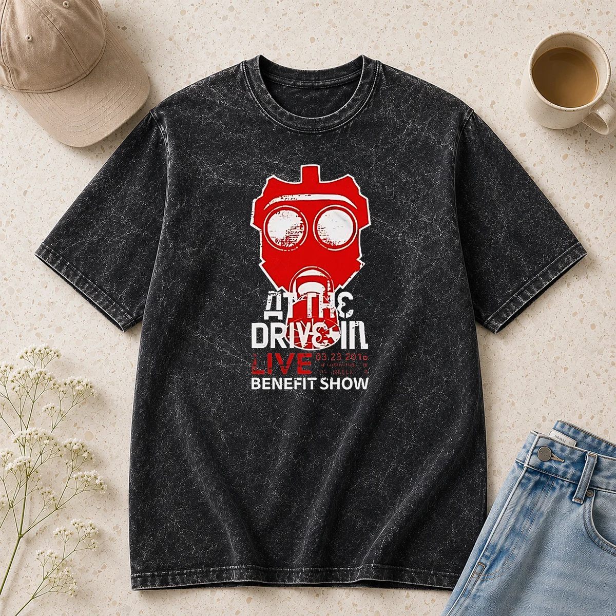 Top At The Drive In Fonda Theatre Washed T-Shirt