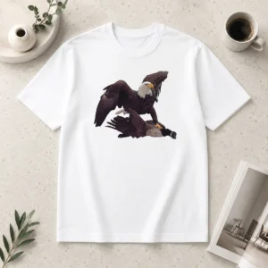 Top Bald Eagle Attacking Canada Goose