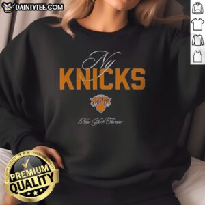 Top New York Knicks NY Forever Sweatshirt featuring team colors and logo design