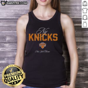 Top New York Knicks NY Forever Tank top featuring vibrant team graphics and a comfortable fit.