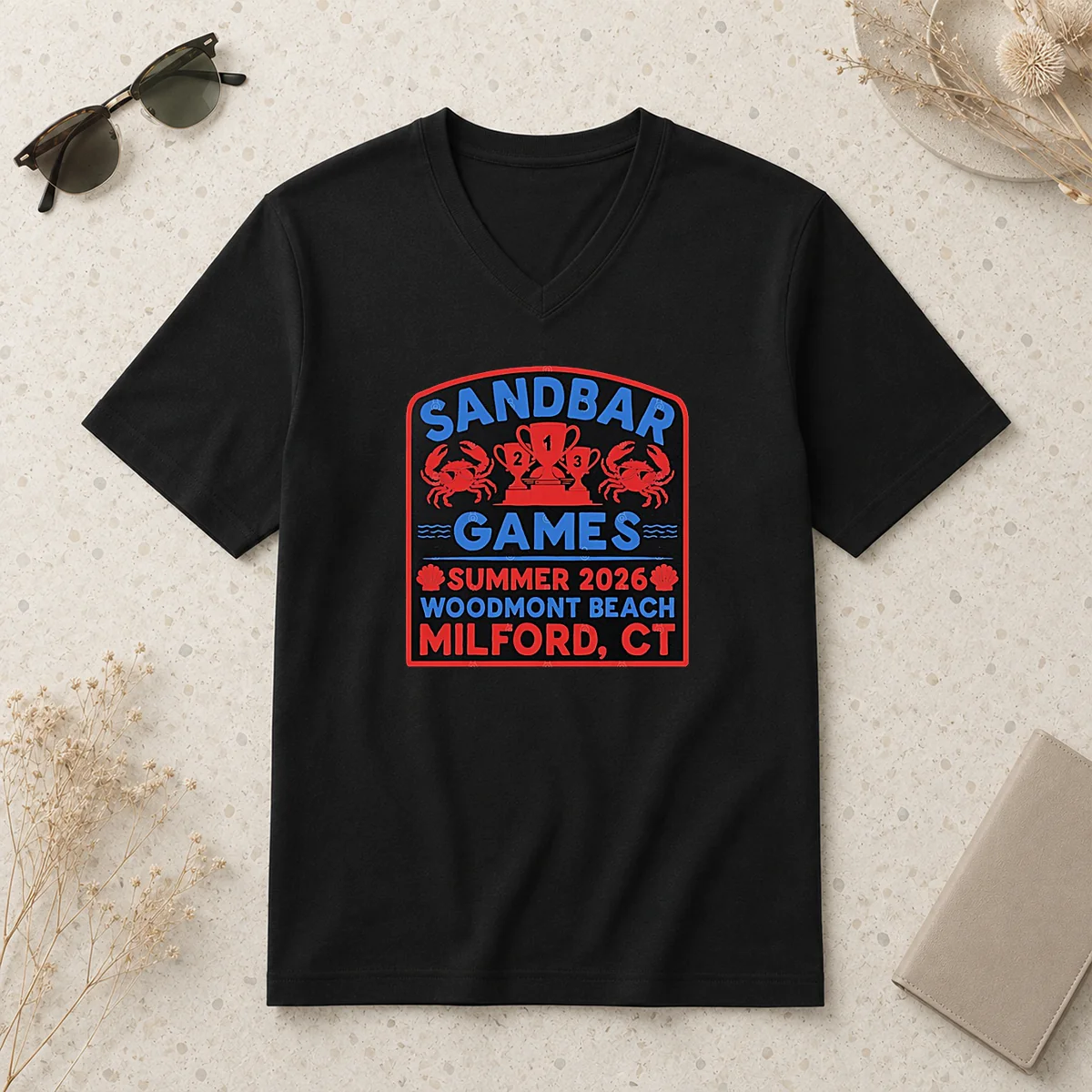 Top Sandbar Games Summer 2026 Woodmont V-Neck Shirt Top Sandbar Games Summer 2026 Woodmont V-Neck Shirt