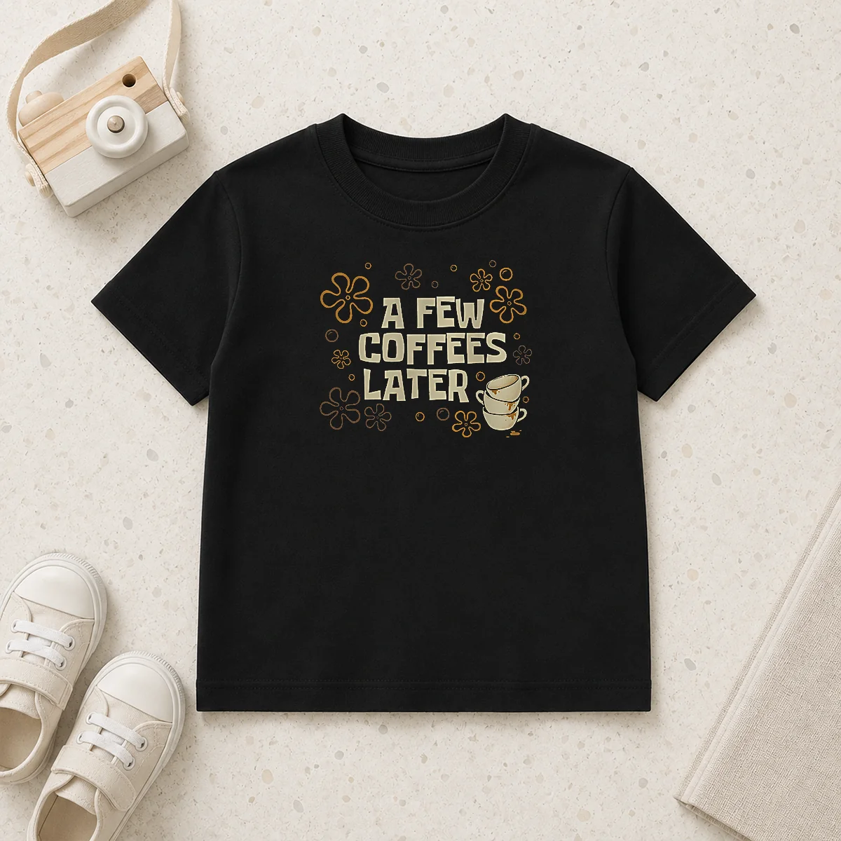 Awesome A Few Coffees Later Kids T-Shirt