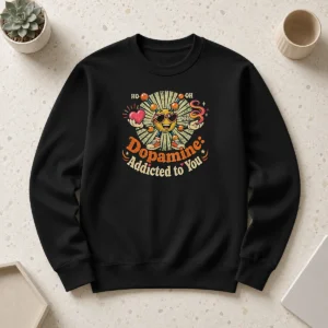 Awesome Dopamine Addicted To You Vintage Love Molecule Sweater
