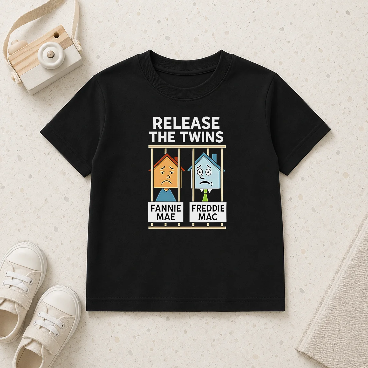 Awesome Fannie Mae Vs Freddie Mac Release The Wins Kids T-Shirt