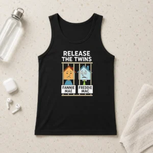 Awesome Fannie Mae Vs Freddie Mac Release The Wins Tank Top in black, sleeveless casual wear for summer