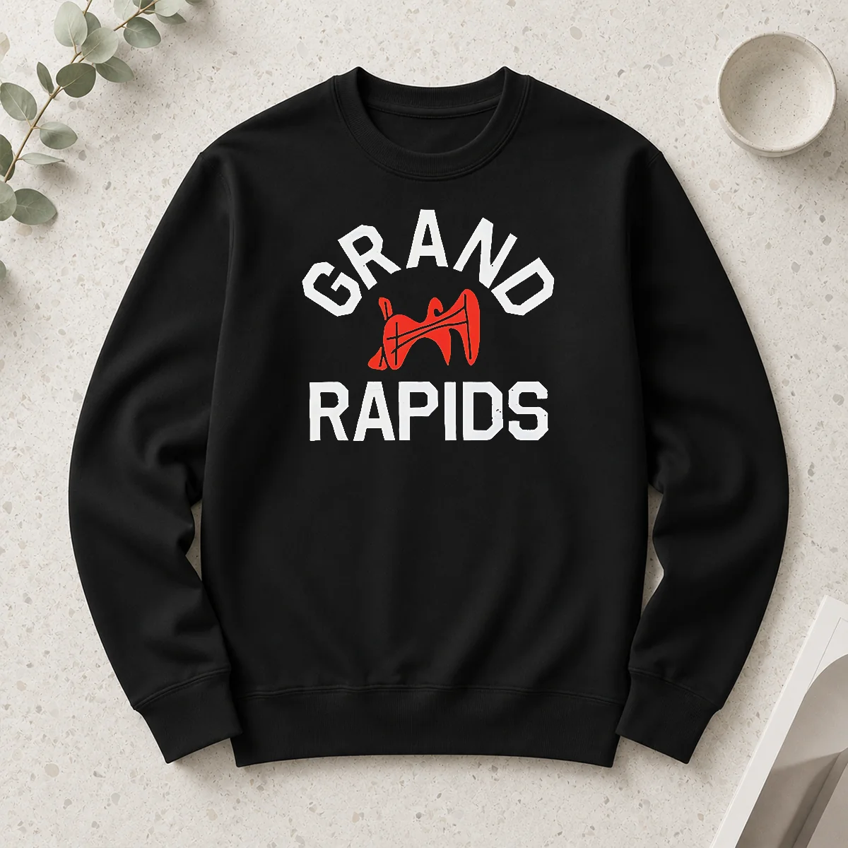 Awesome Grand Rapids Michigan City Logo Long Sleeve Shirt