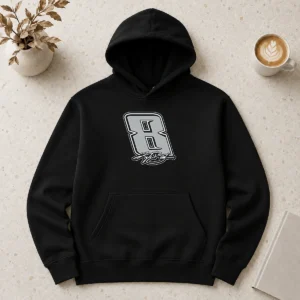 Awesome Kyle Busch Black No 8 Signature Hoodie