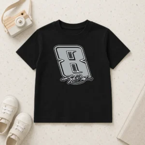 Awesome Kyle Busch Black No 8 Signature Kids T-Shirt