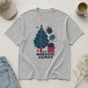Awesome My Morning Jacket Tree Logo Washed T-Shirt