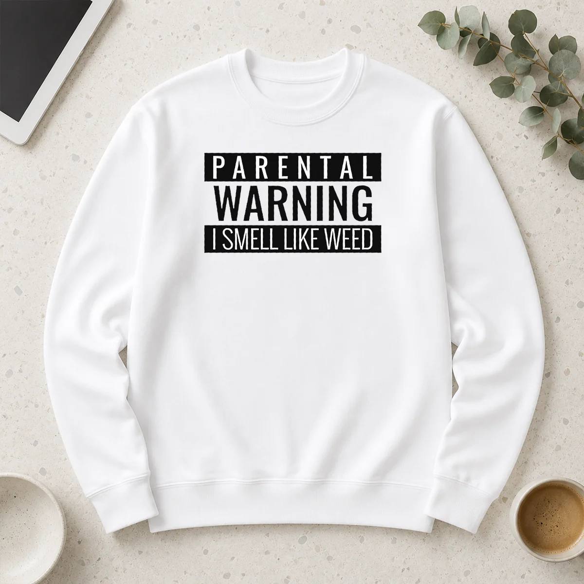Awesome Parental Warning I Smell Like Weed Long Sleeve Shirt
