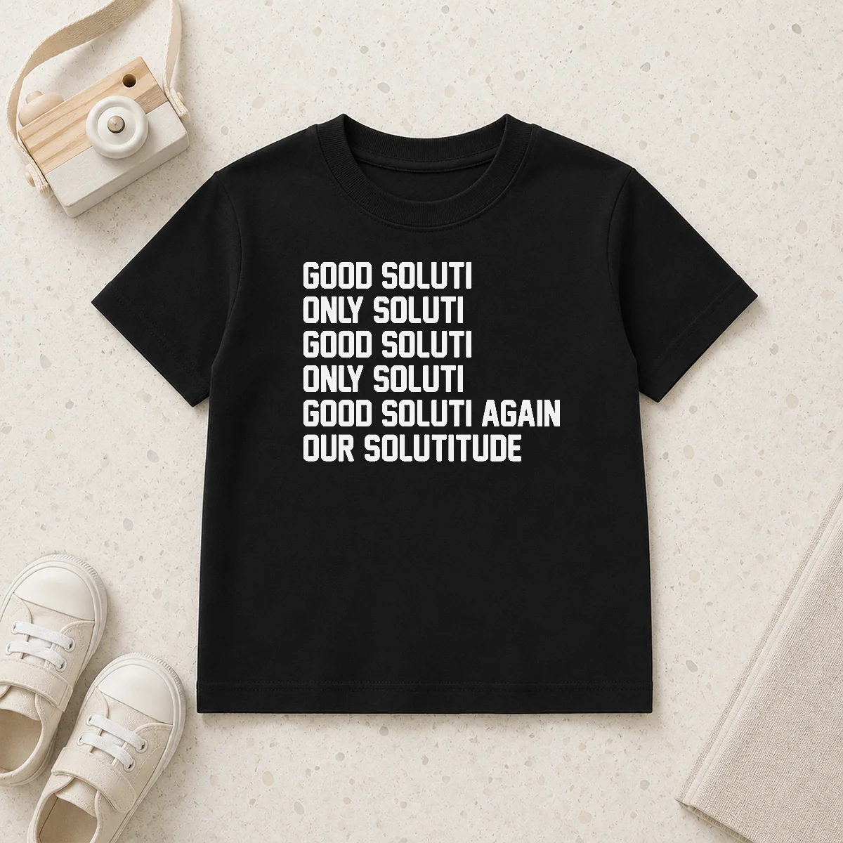 Awesome Soluti Only Soluti Good Soluti Again Our Solutitude Kids T-Shirt