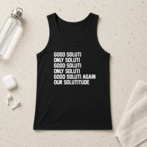Awesome Soluti Only Soluti Good Soluti Again Our Solutitude Tank Top