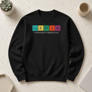Good Awesome Caffeine Is Elemental To My Survival Sweater