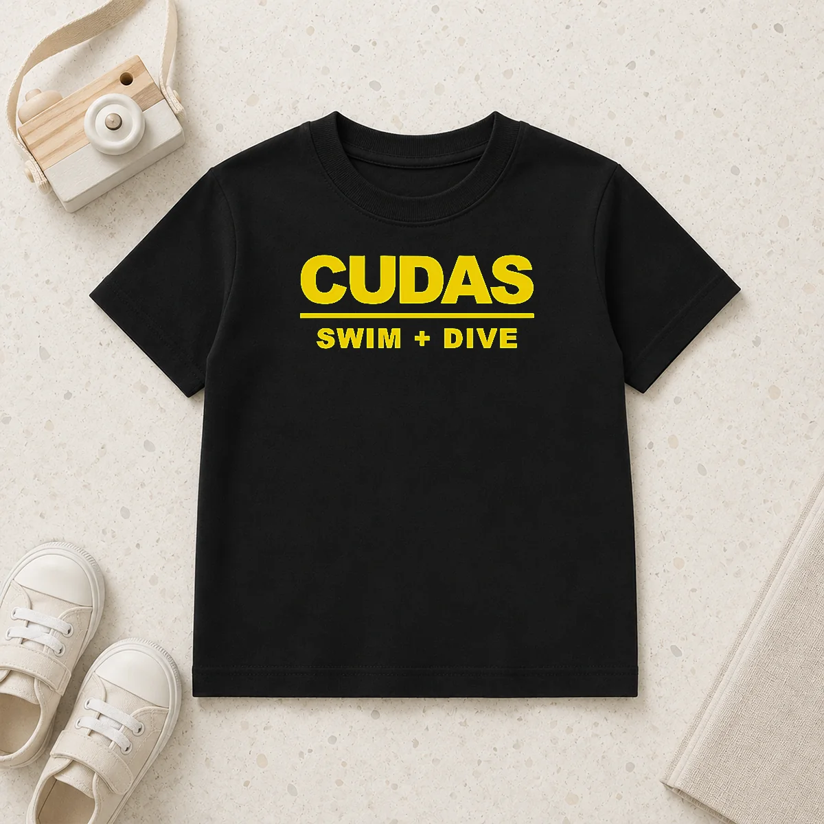 Good Cudas Swim And Dive Team Logo Kids T-Shirt