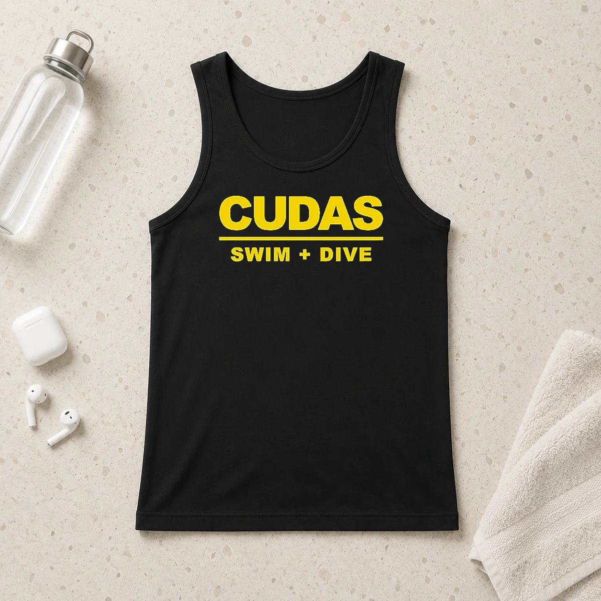 Good Cudas Swim And Dive Team Logo Tank Top