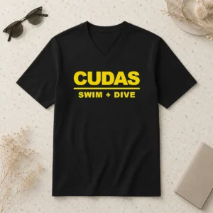 Good Cudas Swim And Dive Team Logo V-Neck Shirt
