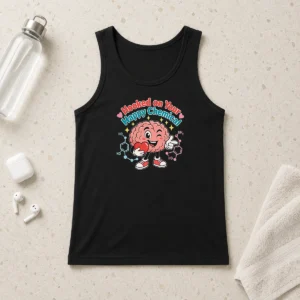 Good Dopamine Love Brain Vector For Couples Tank Top
