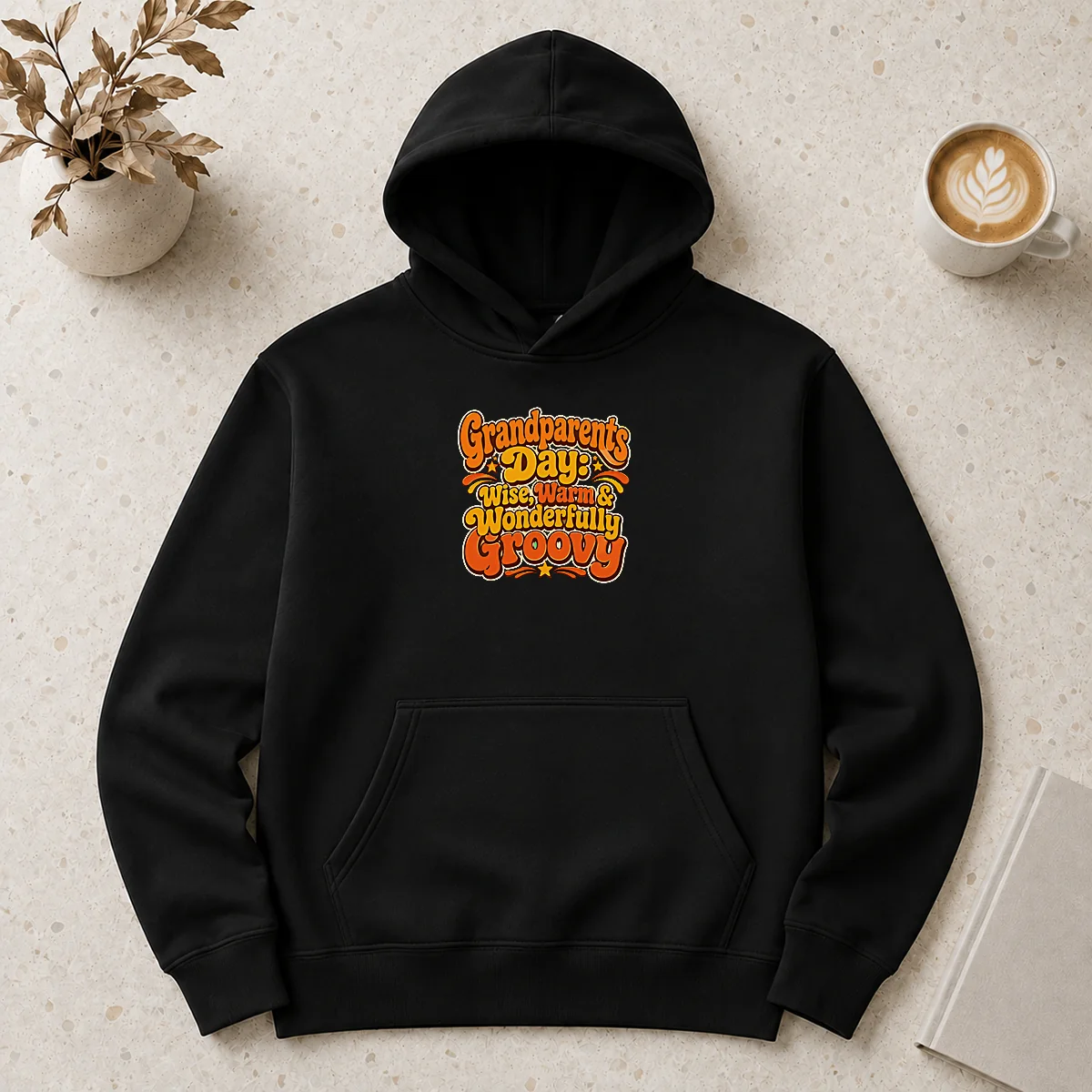 Good Grandparents Day Groovy Retro Tee Celebrating Warmth Wisdom Hoodie