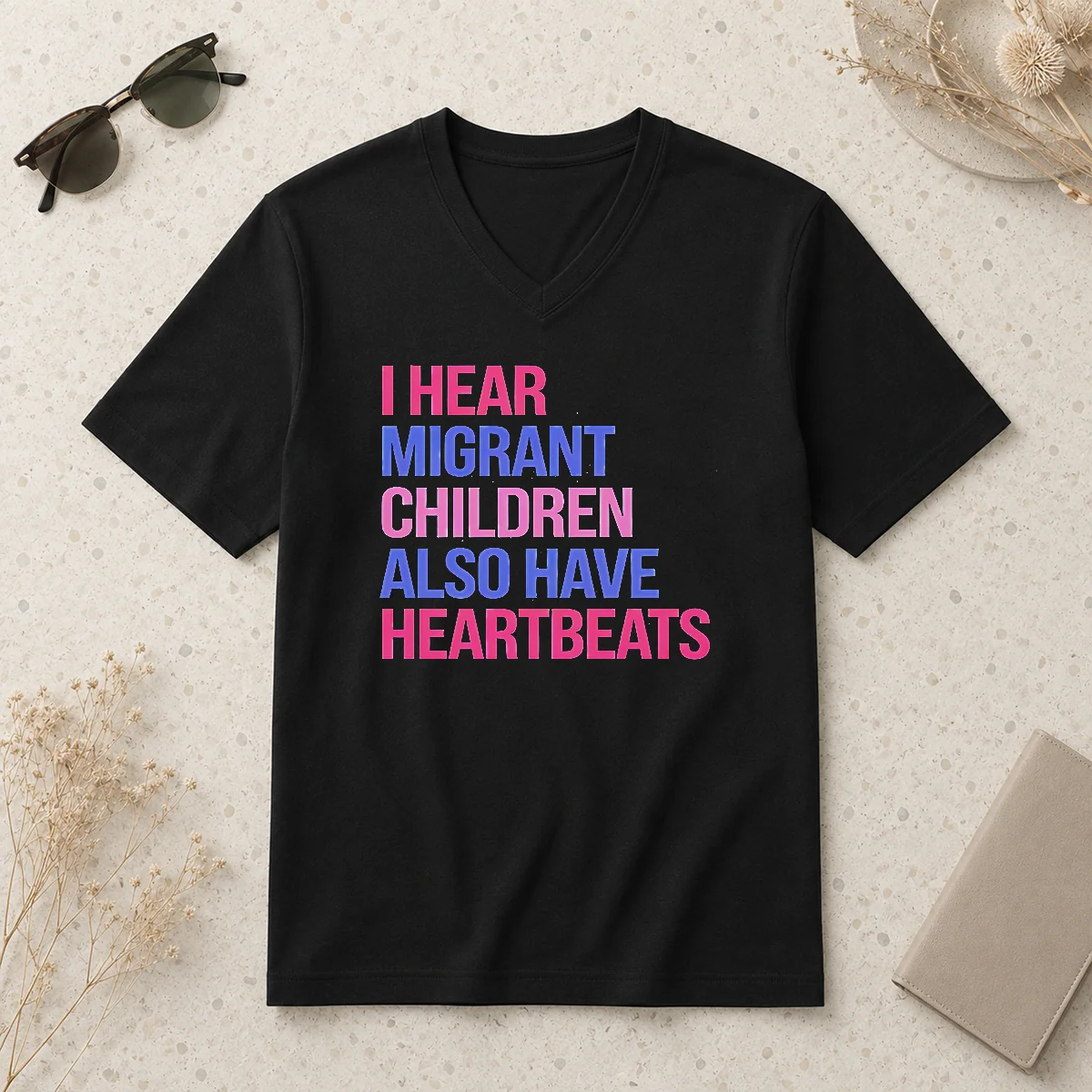 Good I Hear Migrant Children Also V-Neck Shirt Good I Hear Migrant Children Also V-Neck Shirt