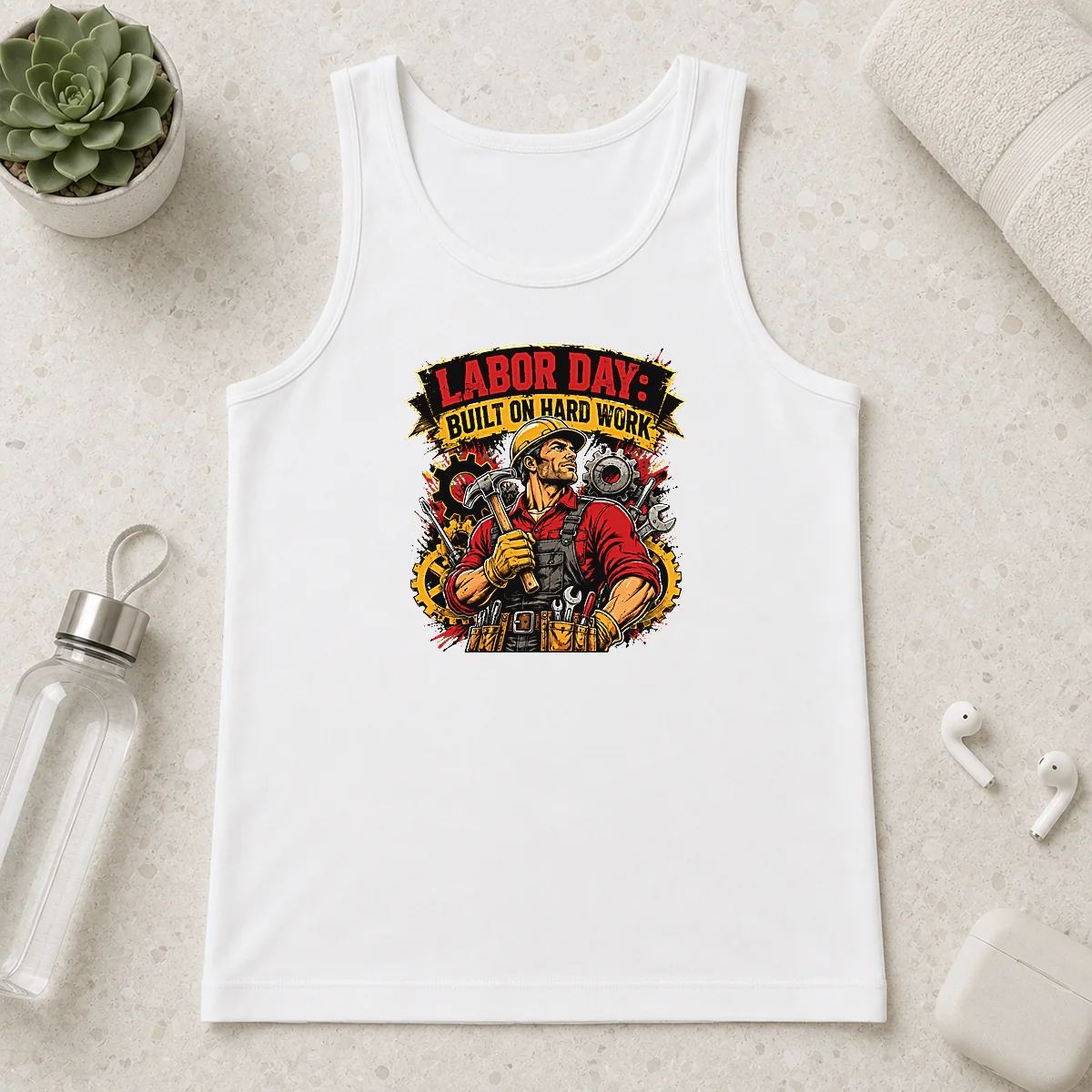 Good Original Labor Day Celebration Pride Worker Tank Top