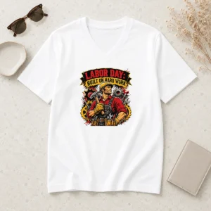 Good Original Labor Day Celebration Pride Worker V-Neck Shirt