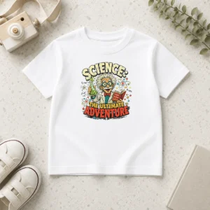 Good Science The Ultimate Adventure Retro Distressed Kids T-Shirt