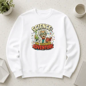 Good Science The Ultimate Adventure Retro Distressed Sweater