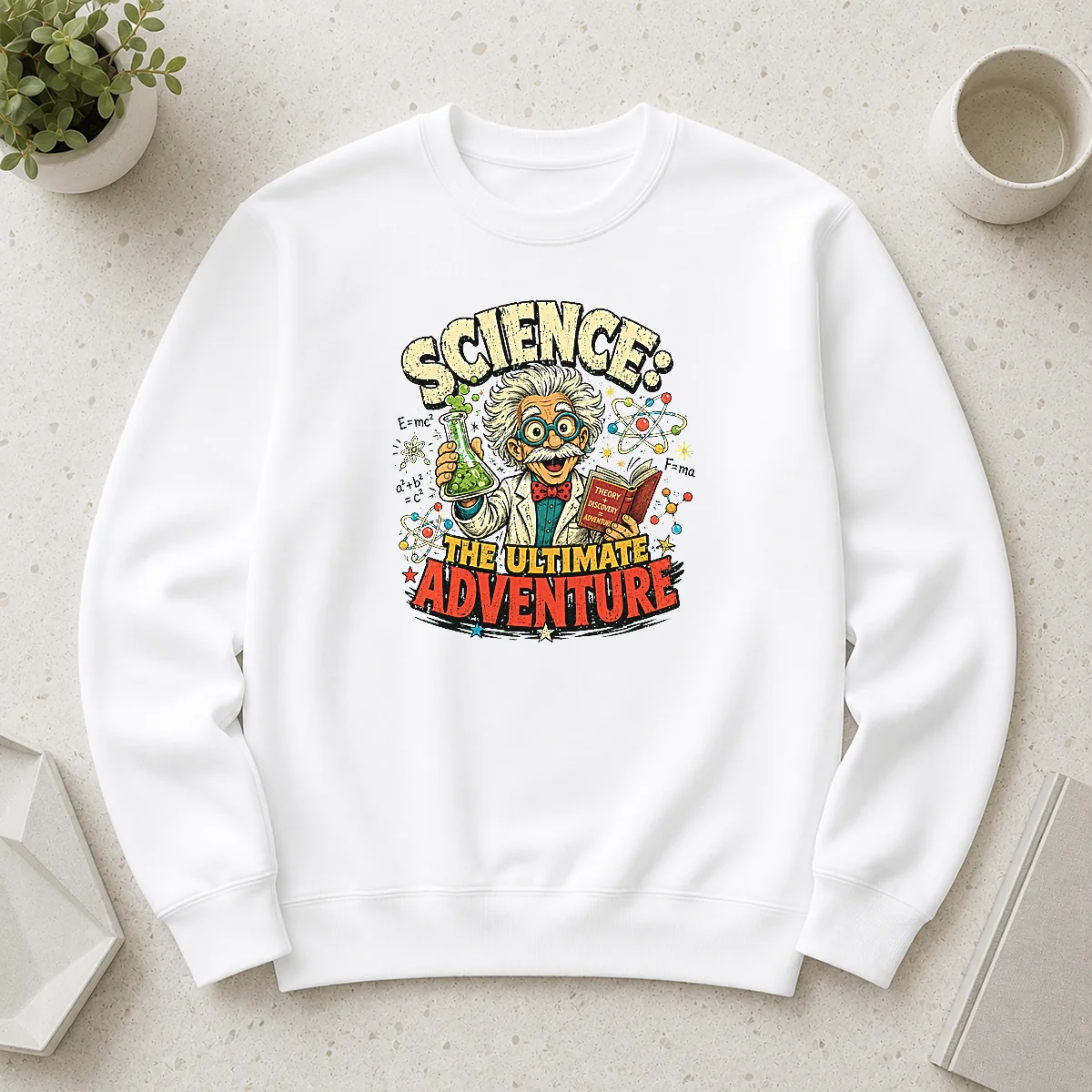 Good Science The Ultimate Adventure Retro Distressed Sweater