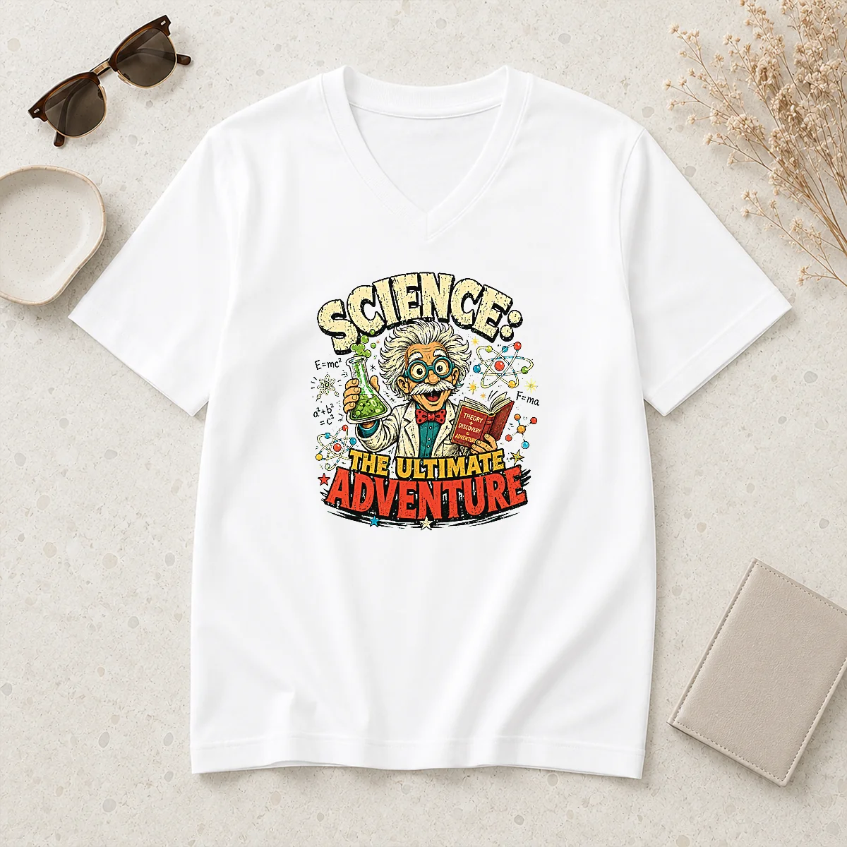 Good Science The Ultimate Adventure Retro V-Neck Shirt Good Science The Ultimate Adventure Retro V-Neck Shirt