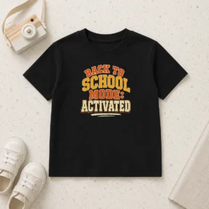 Happy Top Back To School Mode Activated Vintage Students Kids T-Shirt