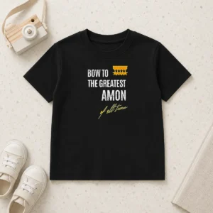 Hot Bow To The Greatest Amon Of All Time Kids T-Shirt