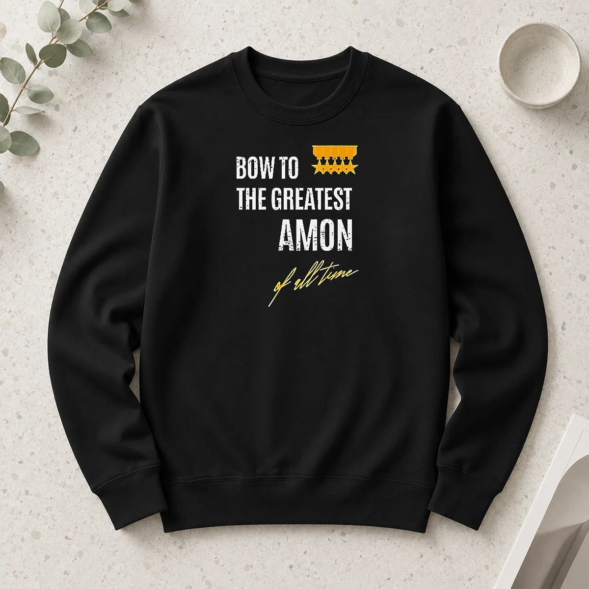 Hot Bow To The Greatest Amon Of All Time Shirt - Image 6